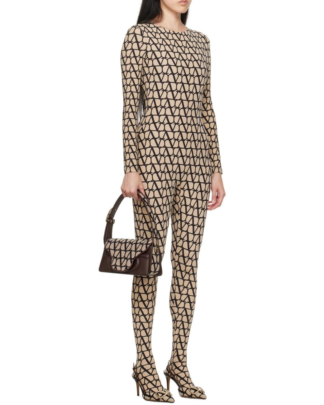 Valentino Natural Toile Iconographe Jumpsuit