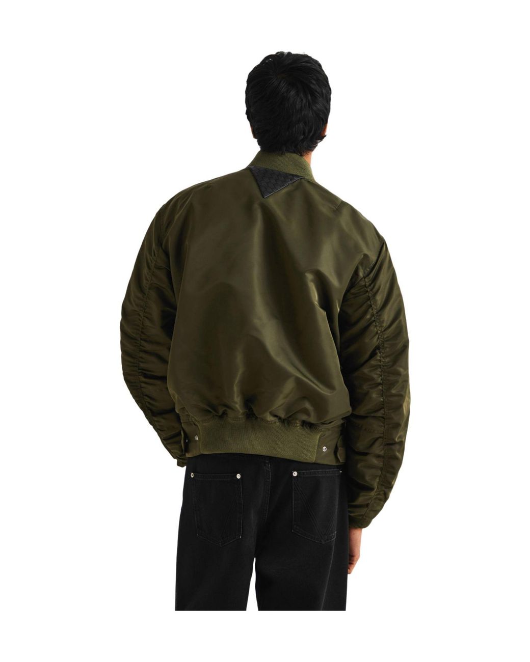 Bottega Veneta Green Bomber Jacket for men