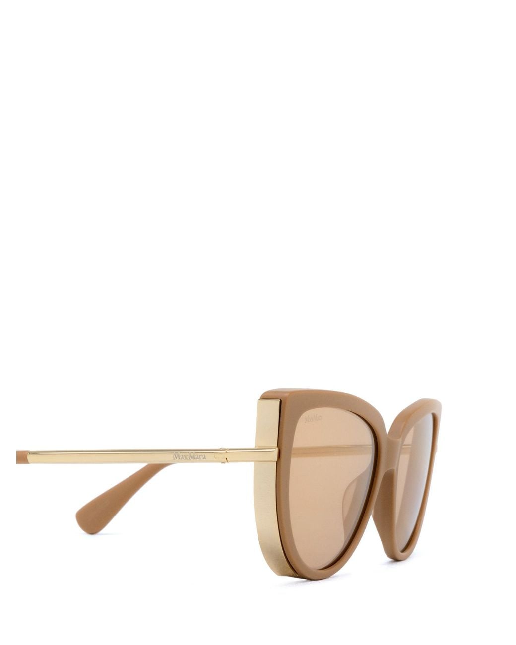 Max Mara Natural Cat-Eye Sunglasses