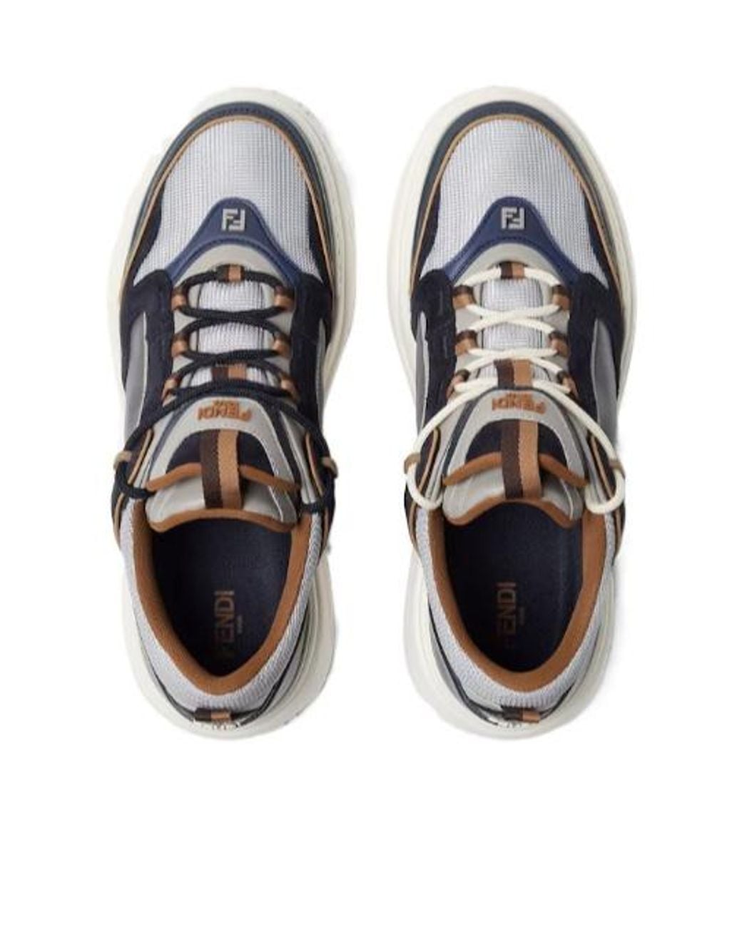 Fendi Blue Force Low-Top Trainers for men