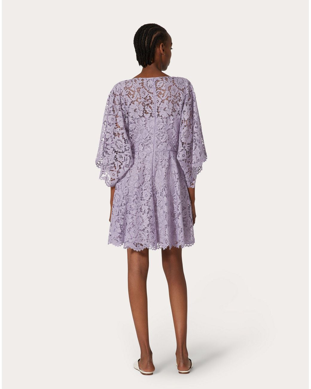 Valentino Purple Lace Dress