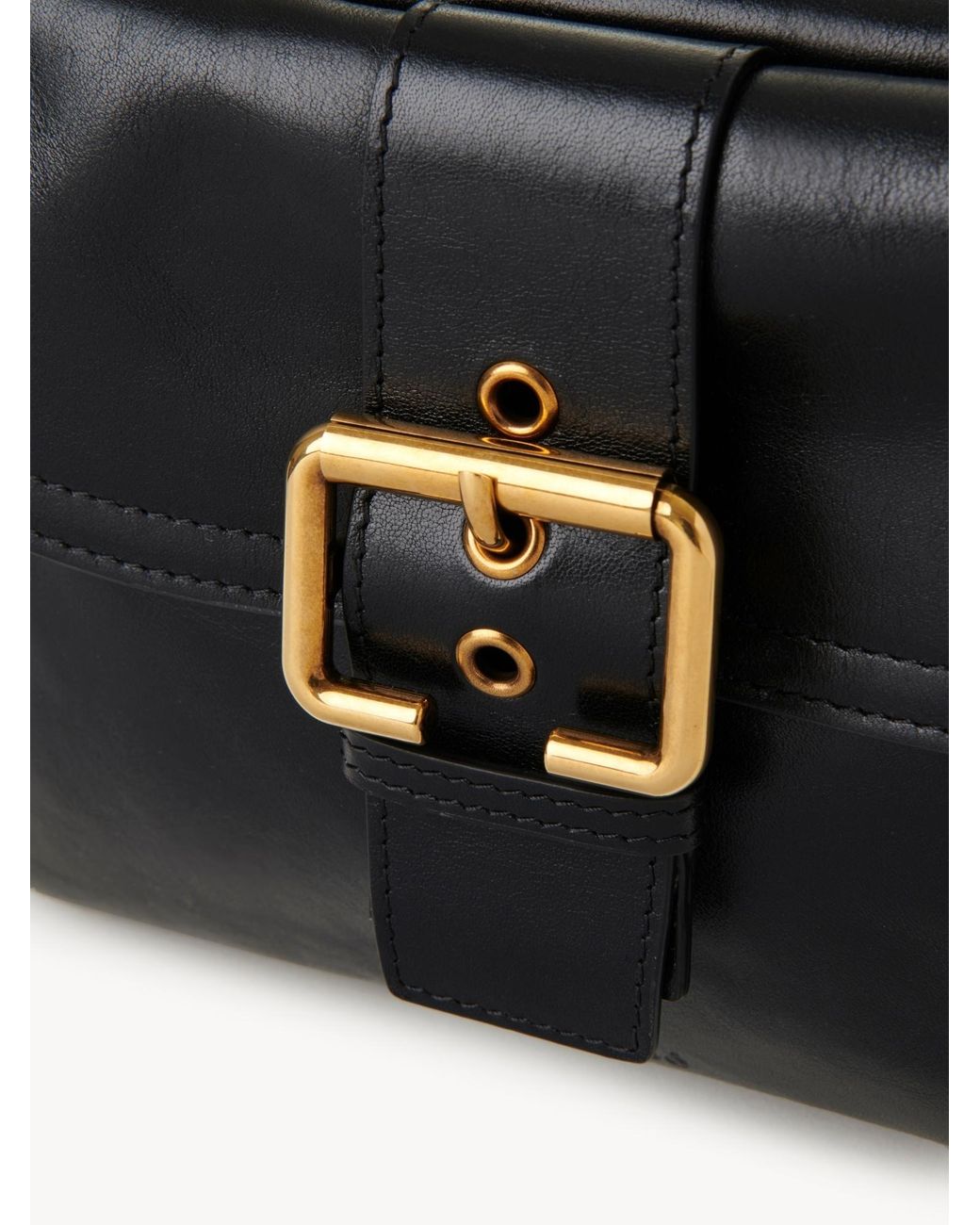 Chloé Black クロエ カメラ ジップ トートバッグ