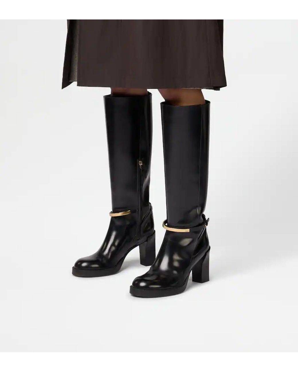 Tod's Black 80Mm Leather Boots