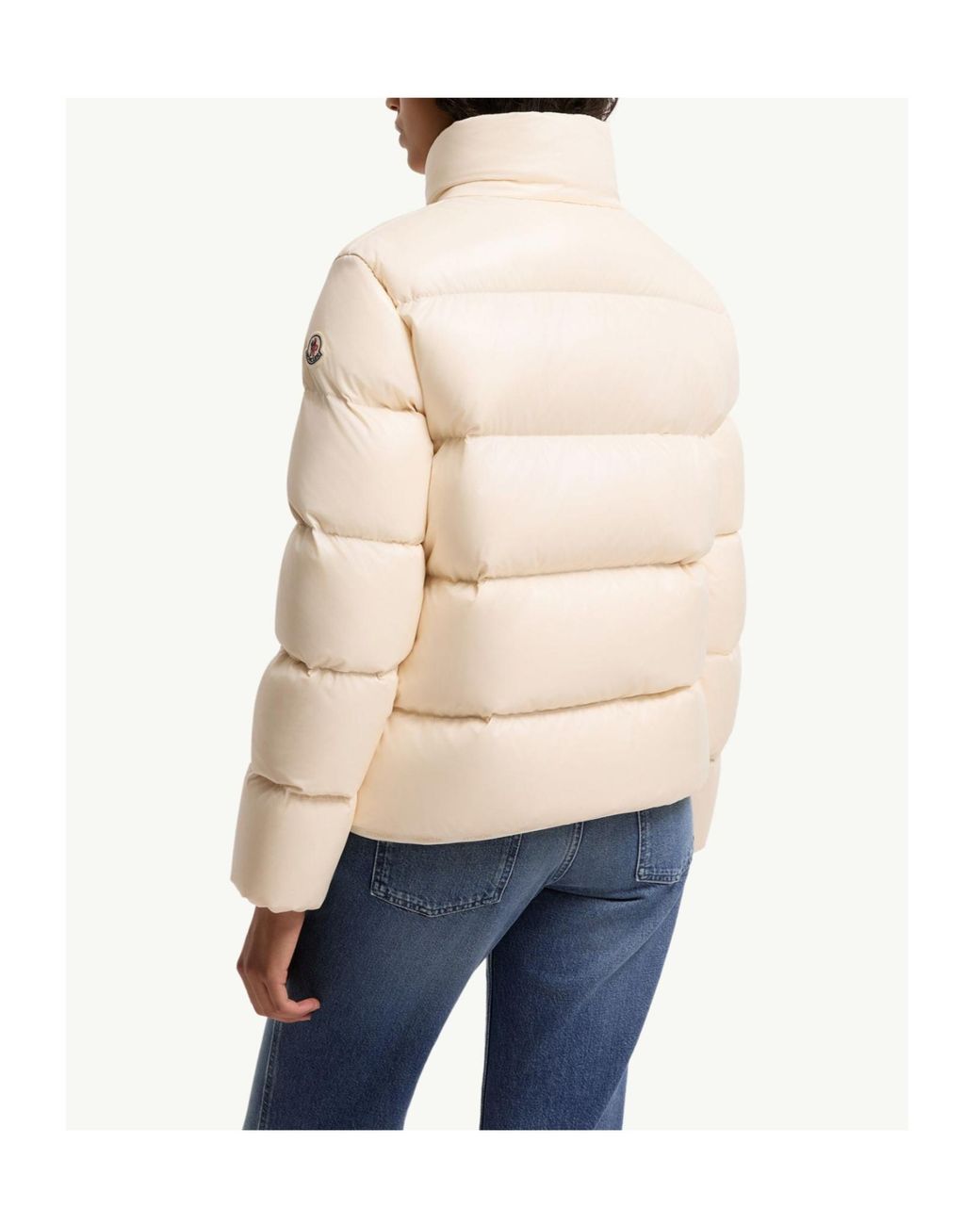 Moncler Natural Abbadia Short Down Jacket