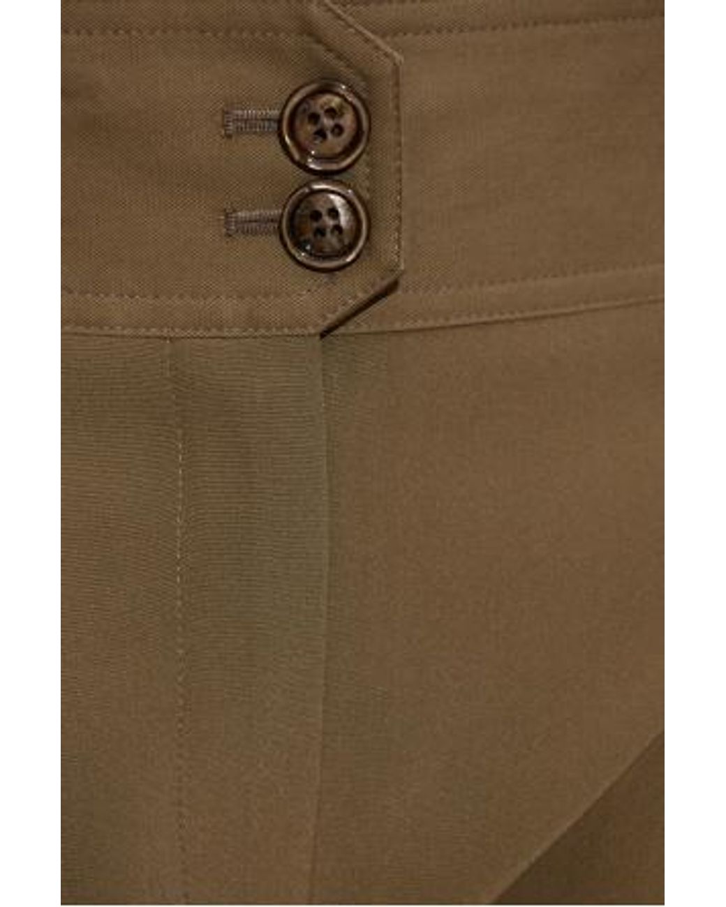 Tom Ford Natural Pleated Wide-Leg Trousers