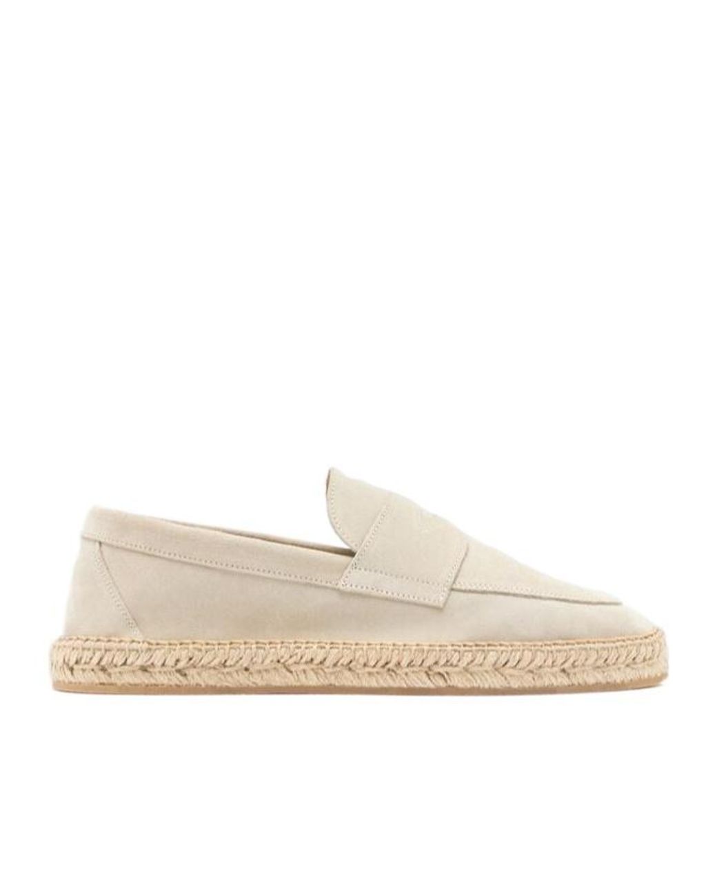 Scarosso White Diego Round-Toe Espadrilles for men