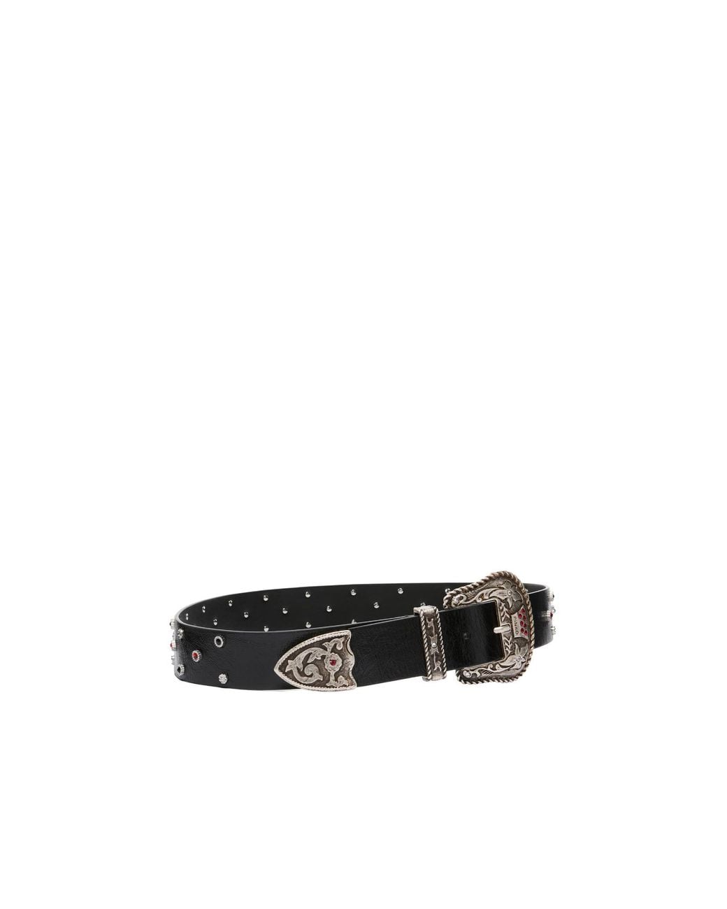 Pinko White Buckle Belt