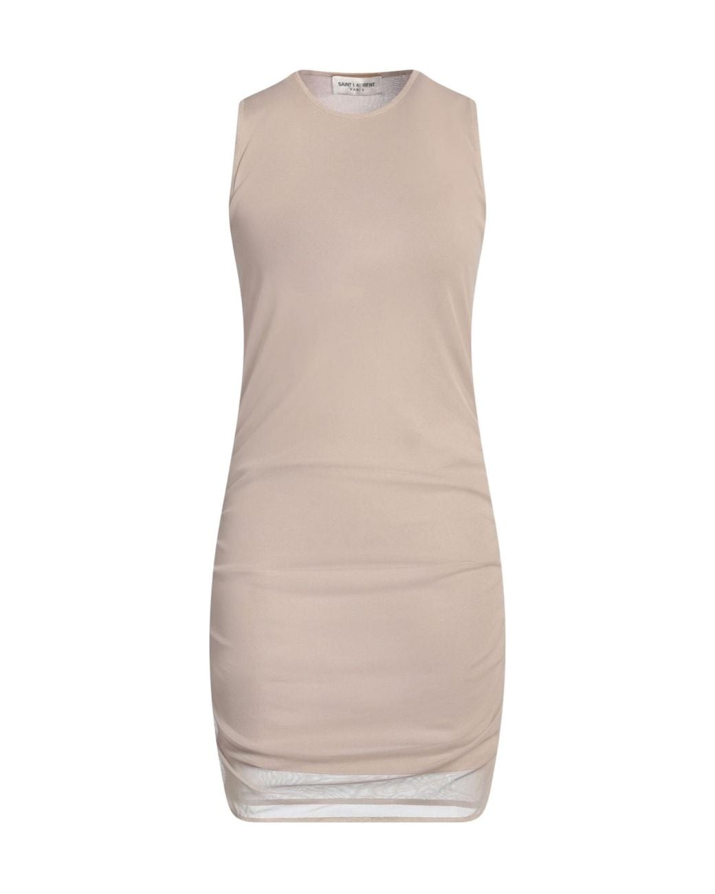 Saint Laurent Natural Bodycon Dress