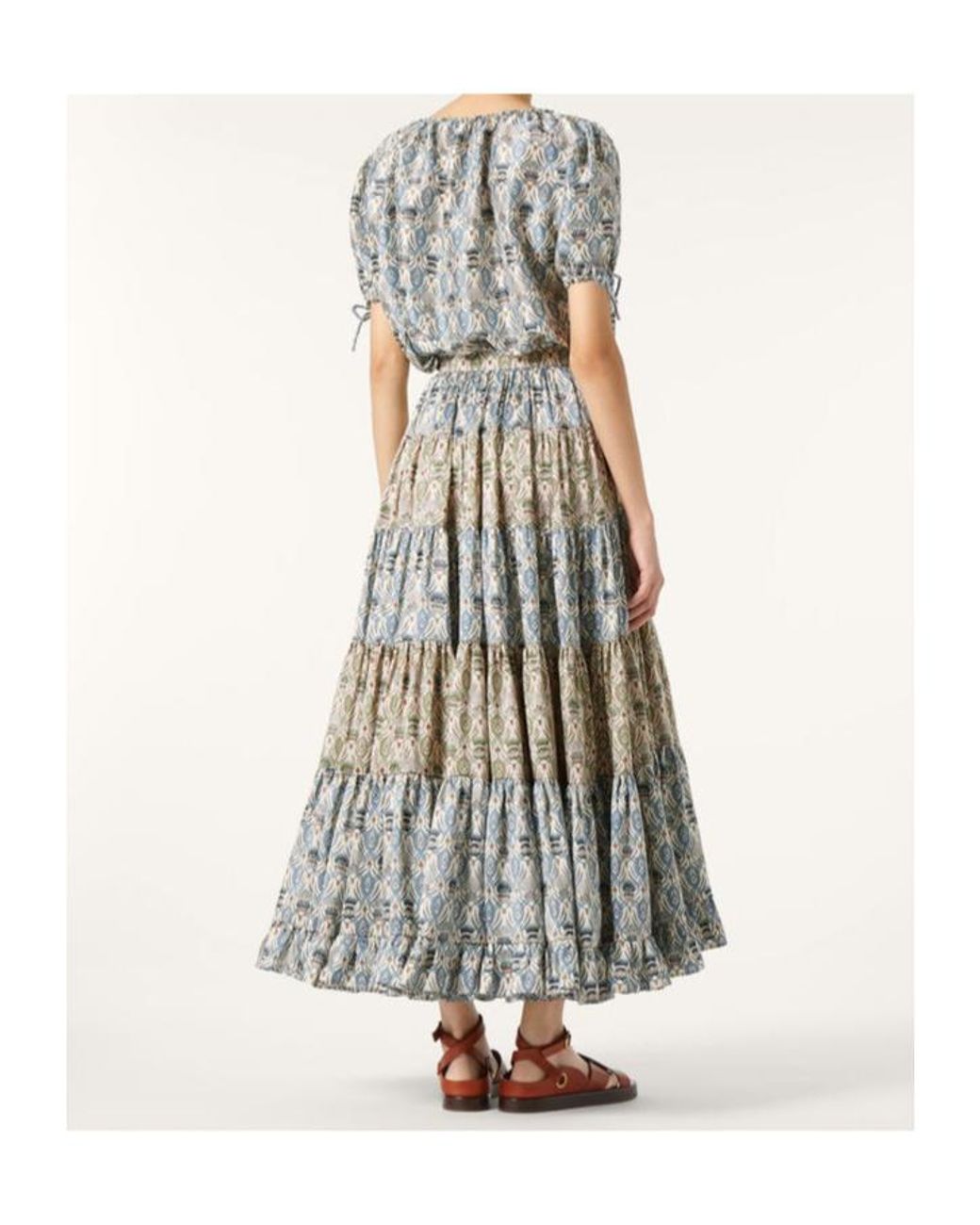 Loro Piana White Herta Skirt