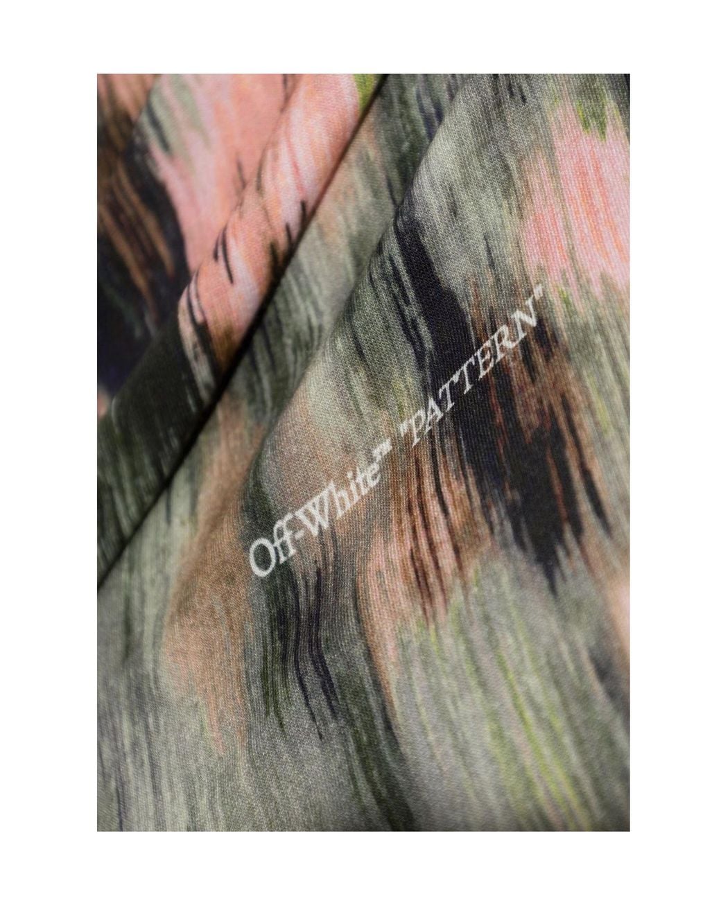Off-White c/o Virgil Abloh Multicolor All-Over Floral Printed Long-Sleeved Dress