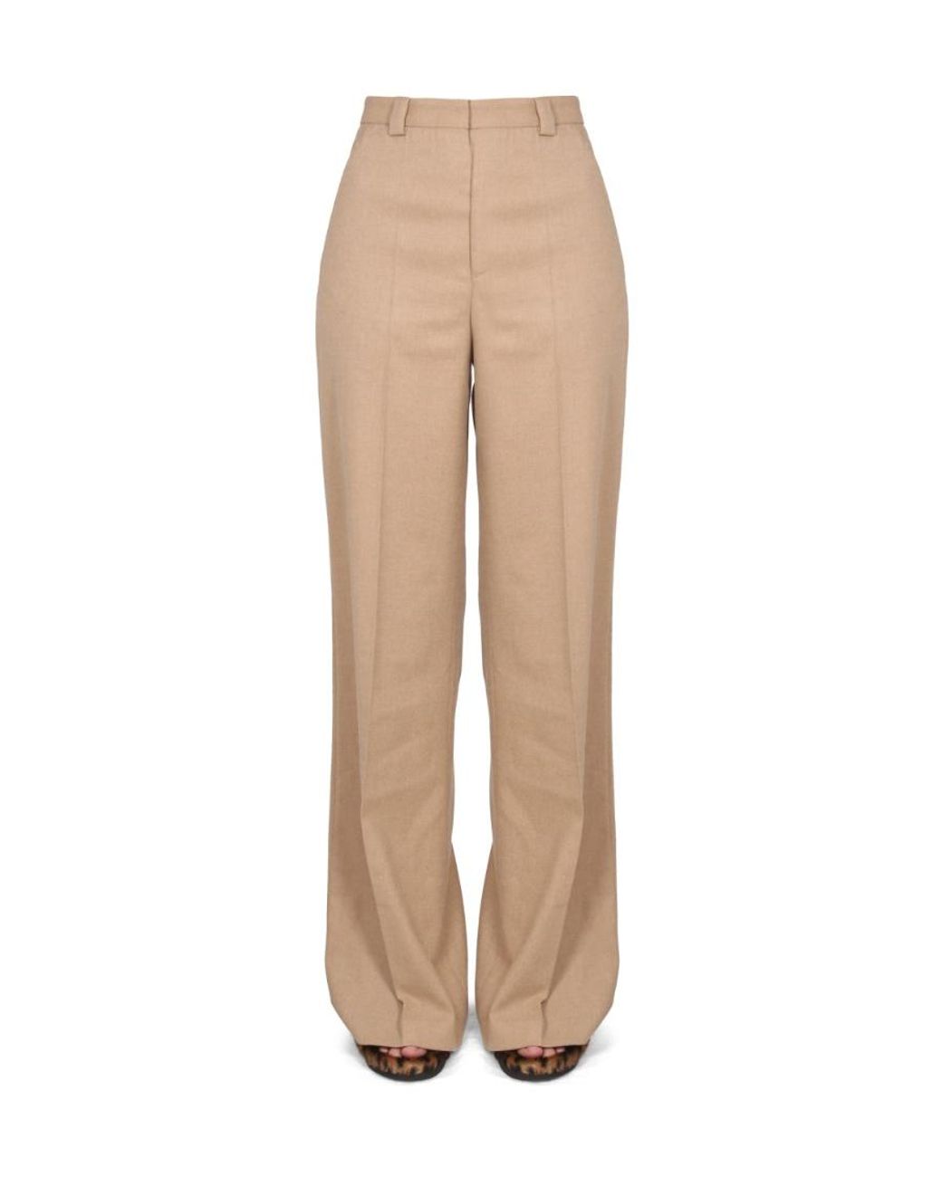 RED Valentino Natural Tailored Wide Leg Pants