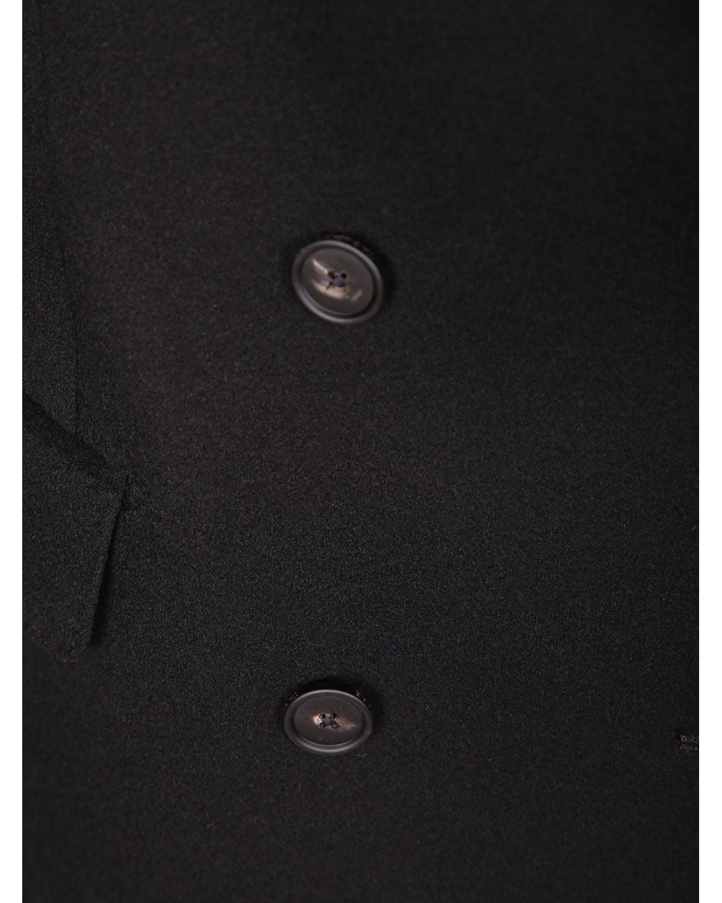 Tagliatore Black Double-Breasted Peak-Lapel Blazer