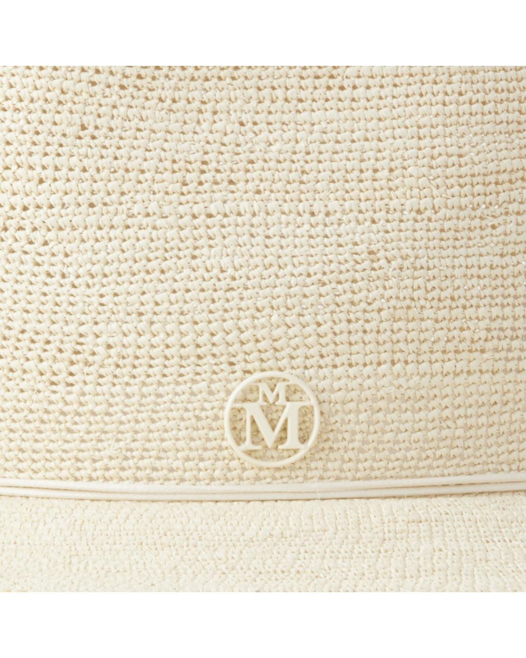 Maison Michel White André Fedora Hat for men