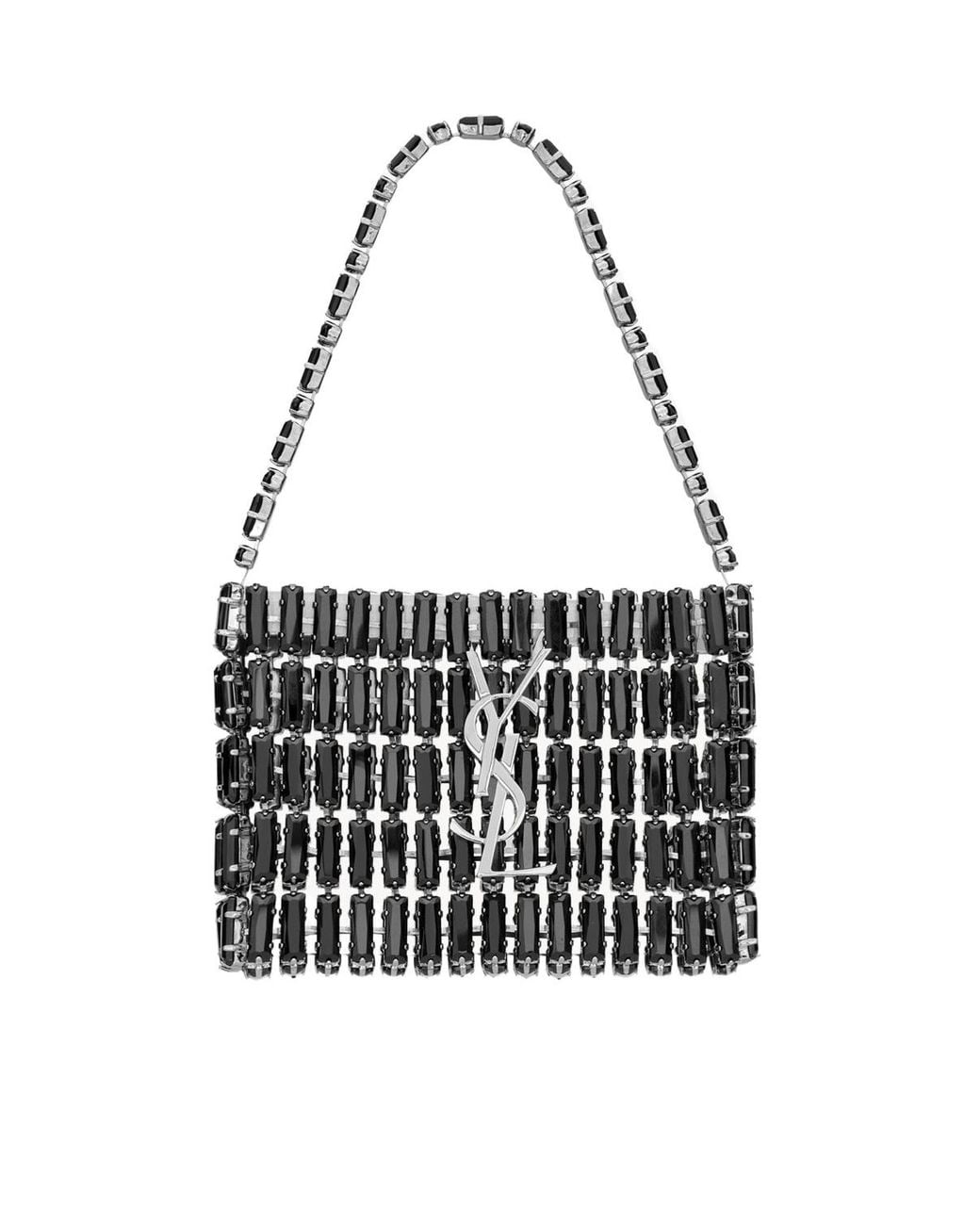 Saint Laurent White Micro Evening Bag