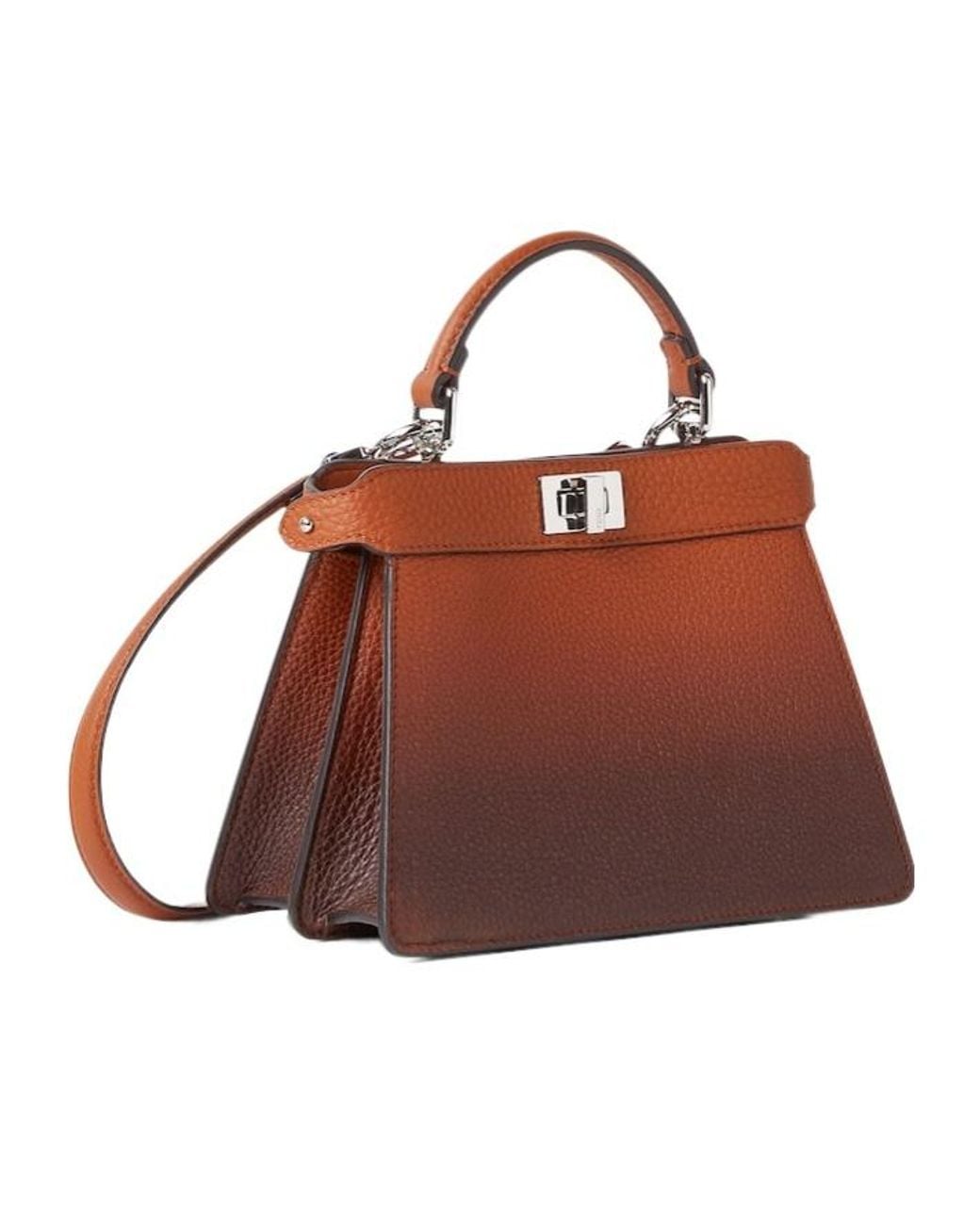 Fendi Brown Gradient Leather Bag
