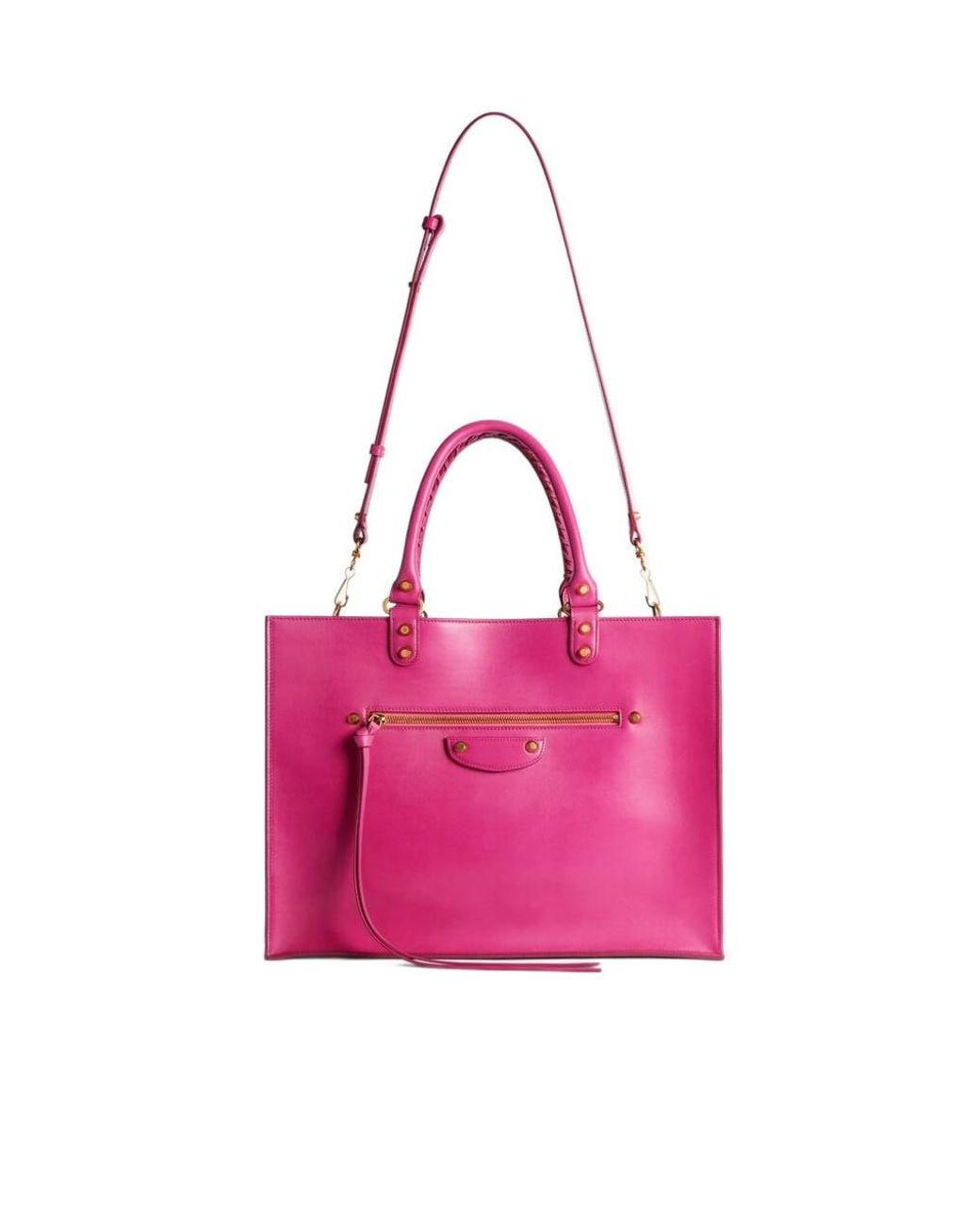 Balenciaga Pink Le City Sleek Tote Bag Large