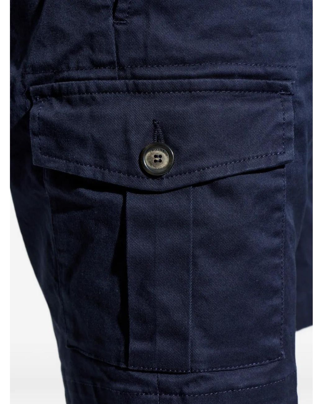 DSquared² Blue Cargo Pocket Shorts for men