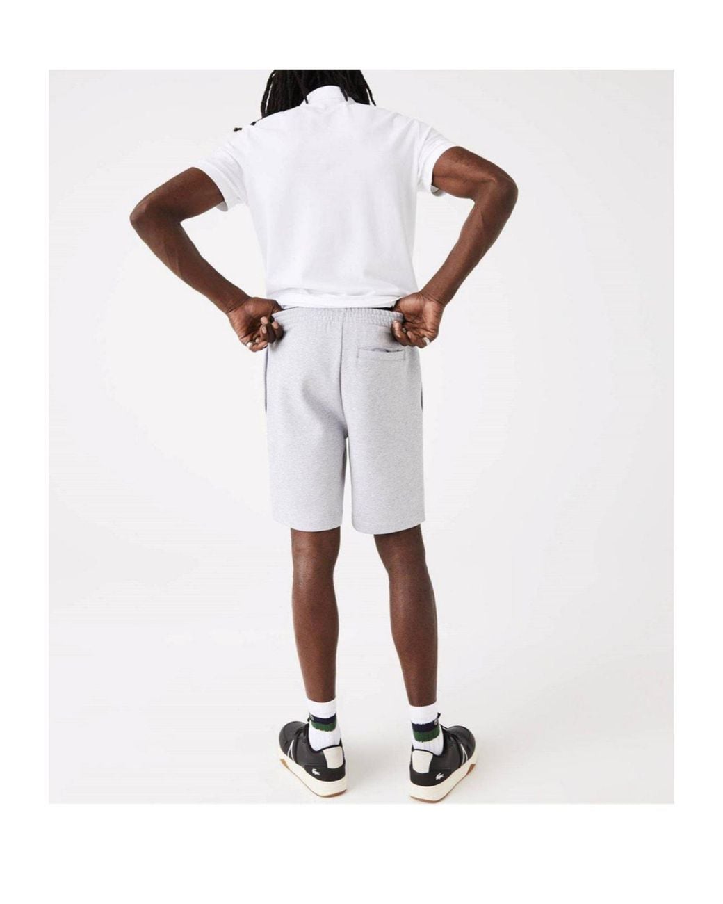 Lacoste Gray Casual Shorts for men