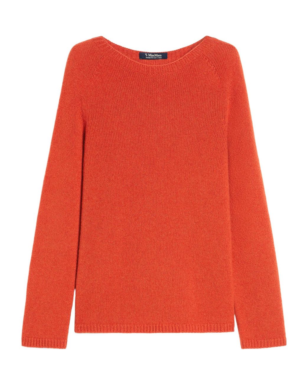Max Mara Red Wool And Cashmere Jumper