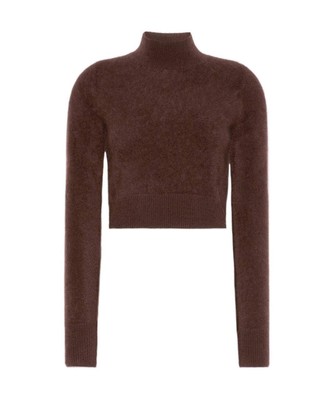 Sportmax Brown Spxagio Turtleneck Knitted Jumper