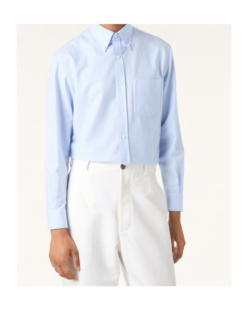 Loro Piana Blue Elia Shirt for men