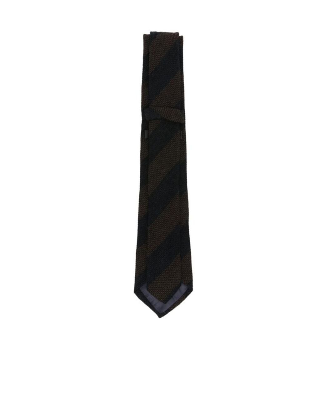 Tagliatore Black Pointed Tie for men