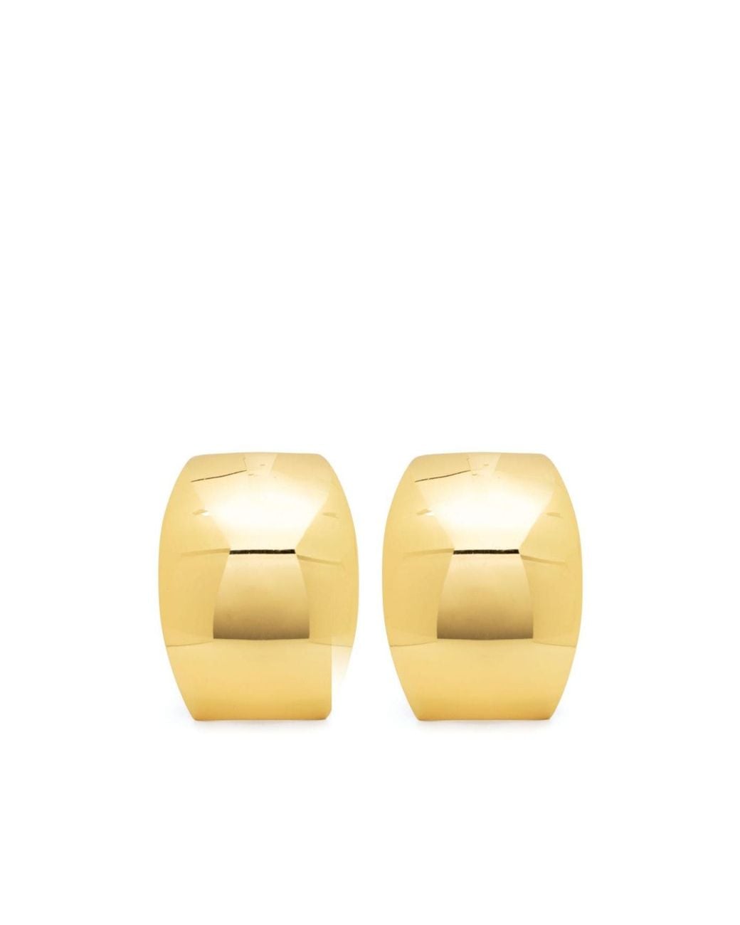 FEDERICA TOSI Yellow Julie Clip-On Earrings