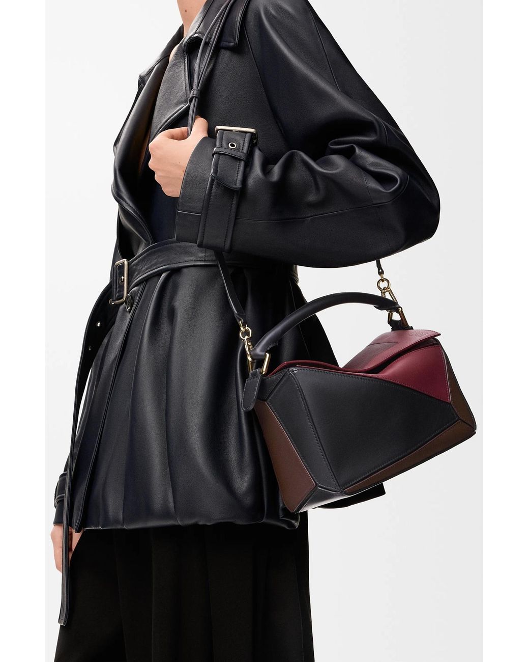 Loewe Black Puzzle Small Handbag