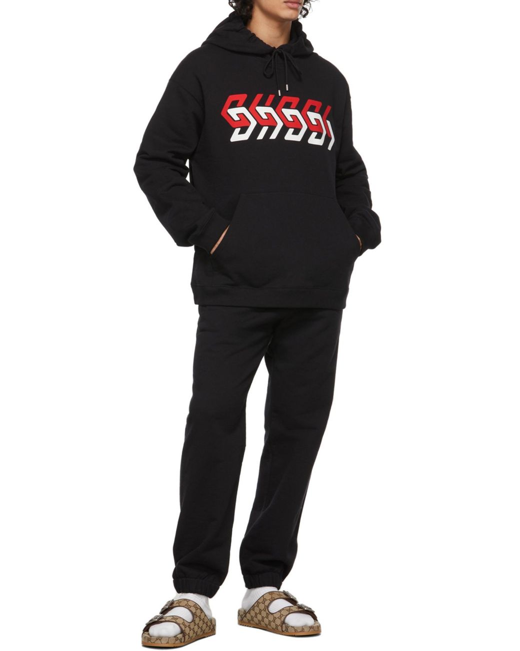 Gucci Black Jersey Hoodie For Ss22 for men