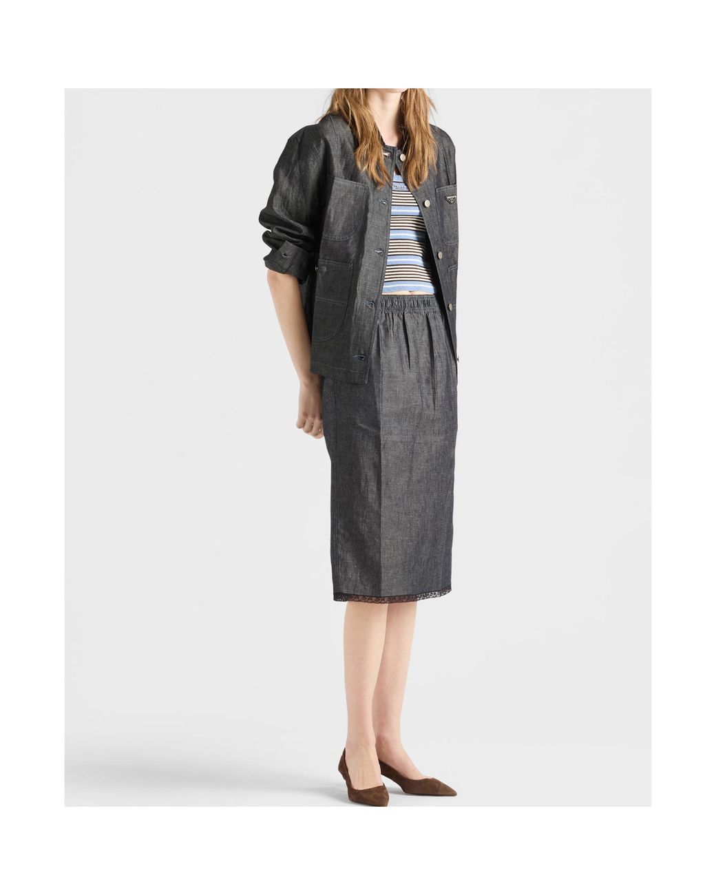 Prada Black Patch Pocket Jacket