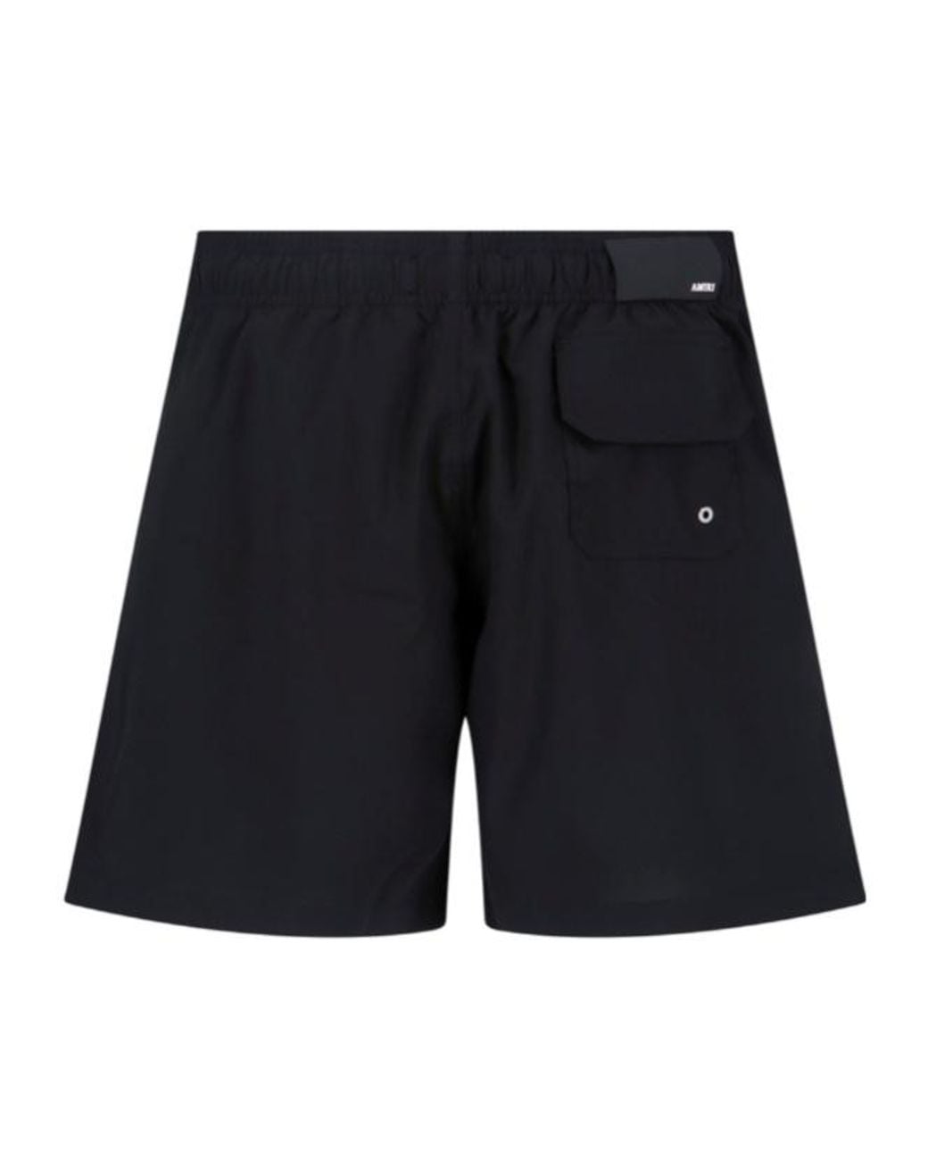 Amiri Black Logo Swim Shorts for men