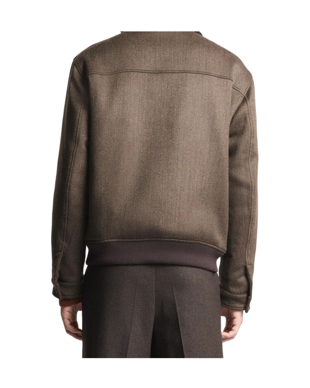 Fay Brown Driving Bomber Jacket for men
