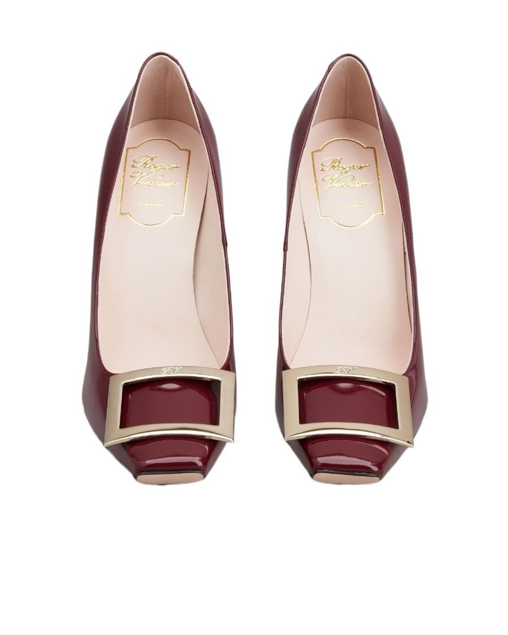 Roger Vivier Purple Belle Vivier Trompette Pumps
