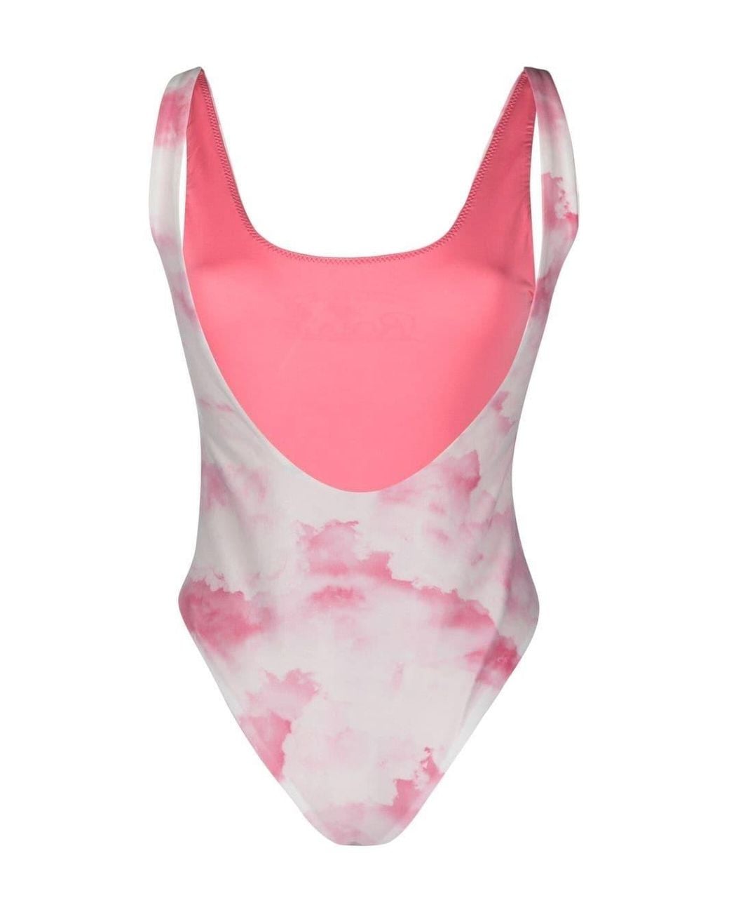 ROTATE BIRGER CHRISTENSEN Pink Logo One-Piece Swimsuit