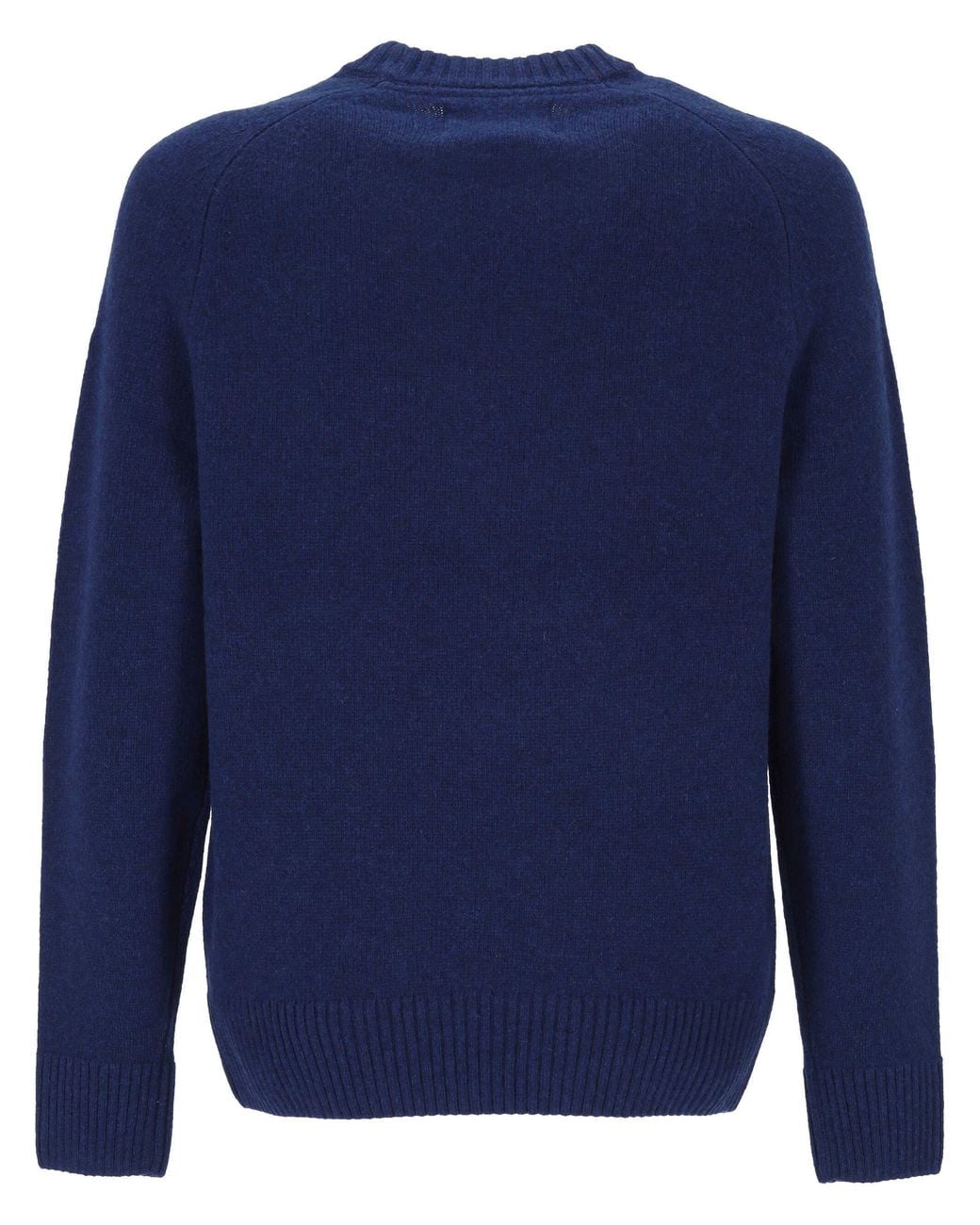 Barbour Blue Crew Neck Knit Sweater for men