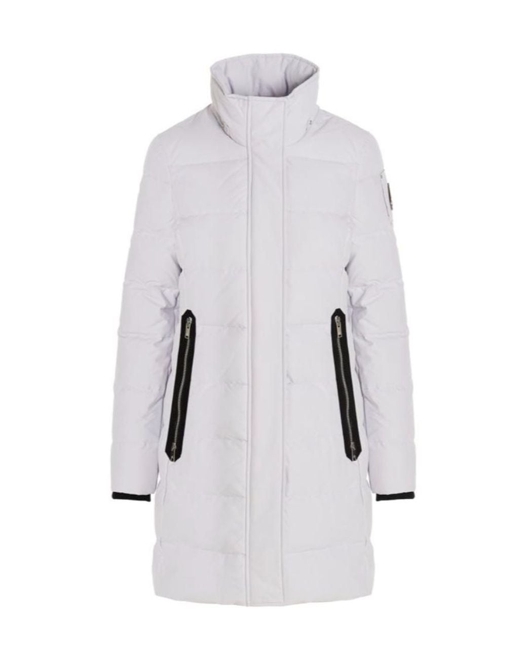 Moose Knuckles White Berland Padded Parka Coat
