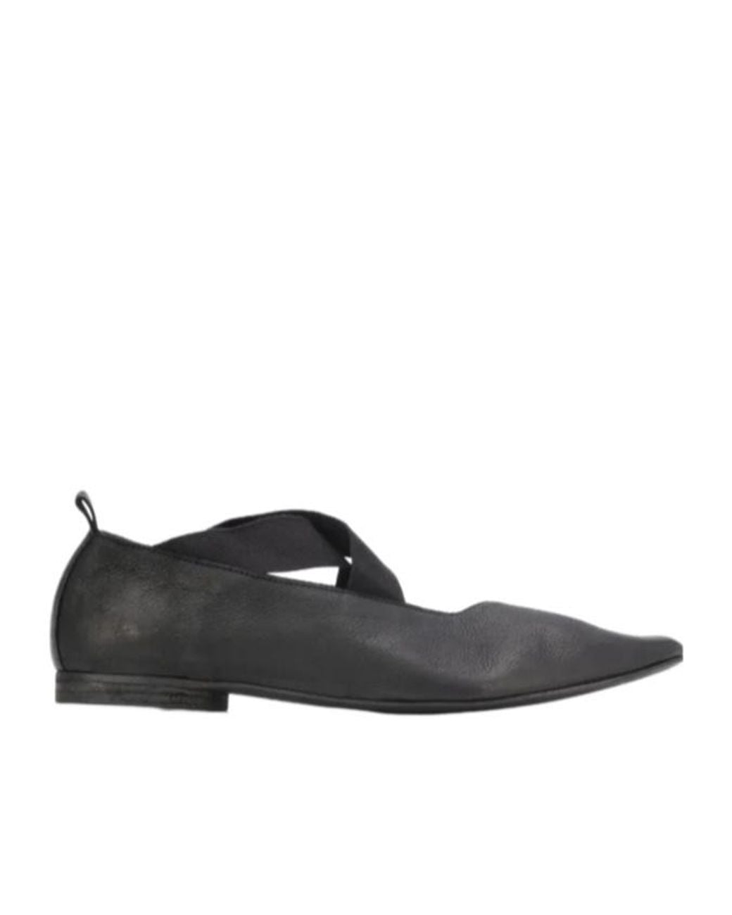 Uma Wang Black Pointed Ballet Shoes