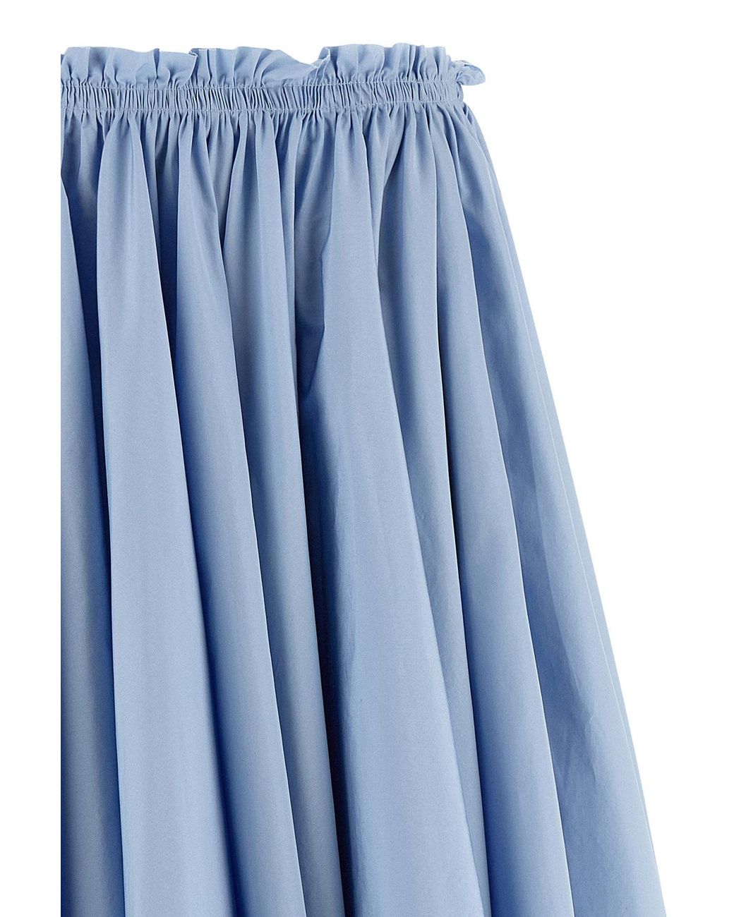 AMI Blue Midi Corolla Skirt