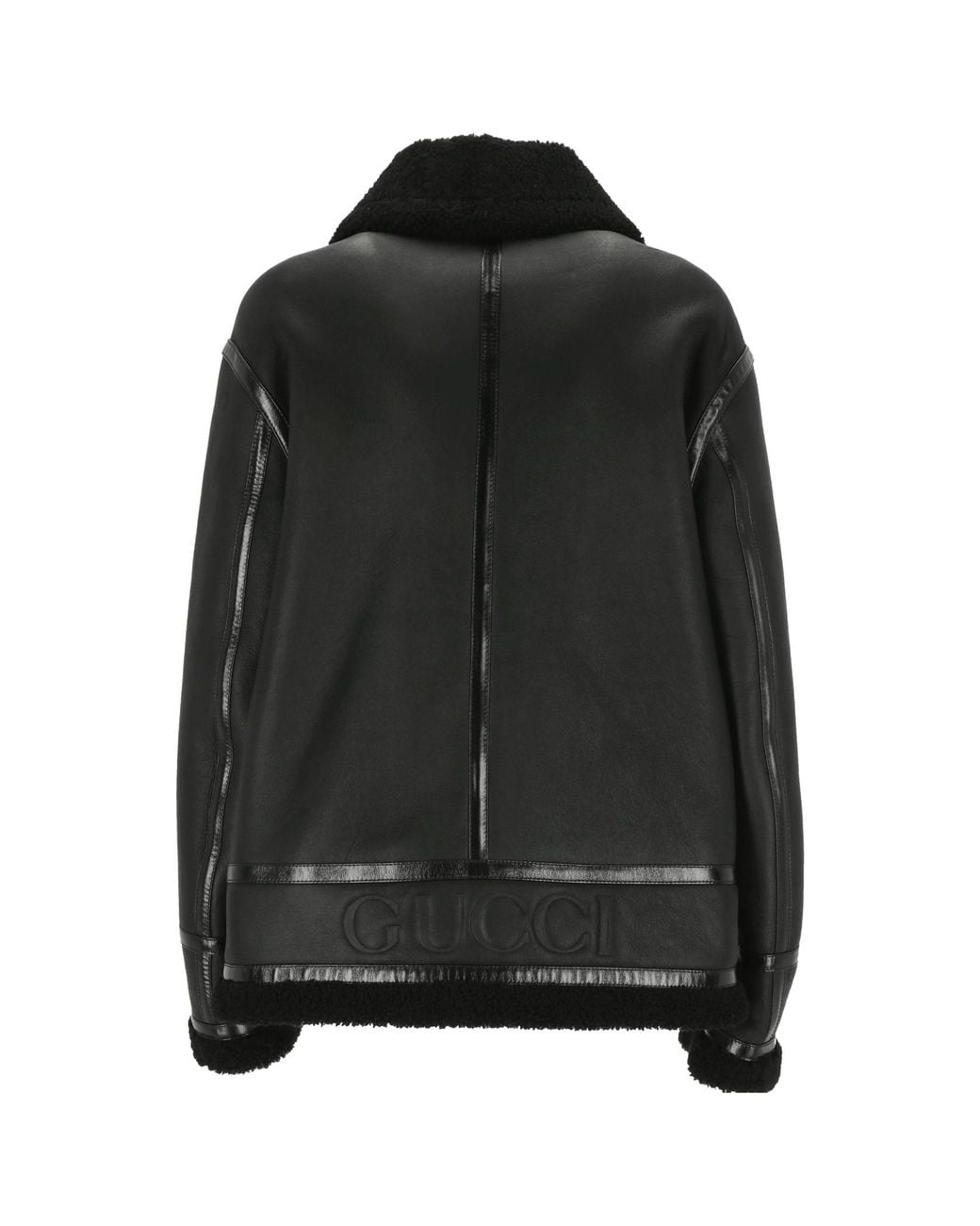 Gucci Black Collared Zip-Up Jacket