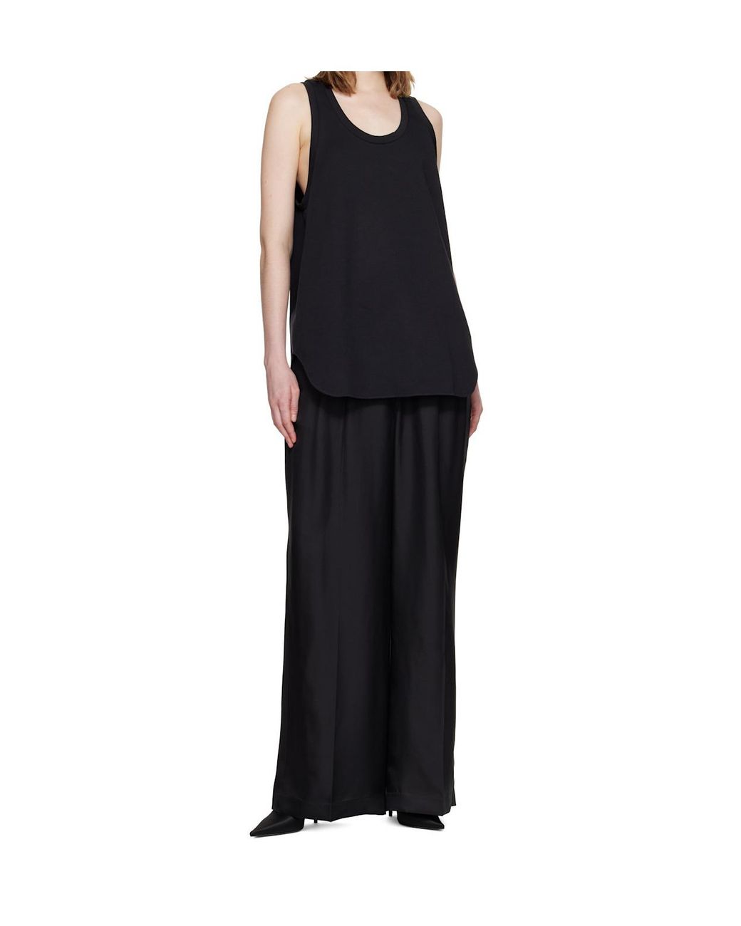 Wardrobe NYC Black Cotton Knitted Vest