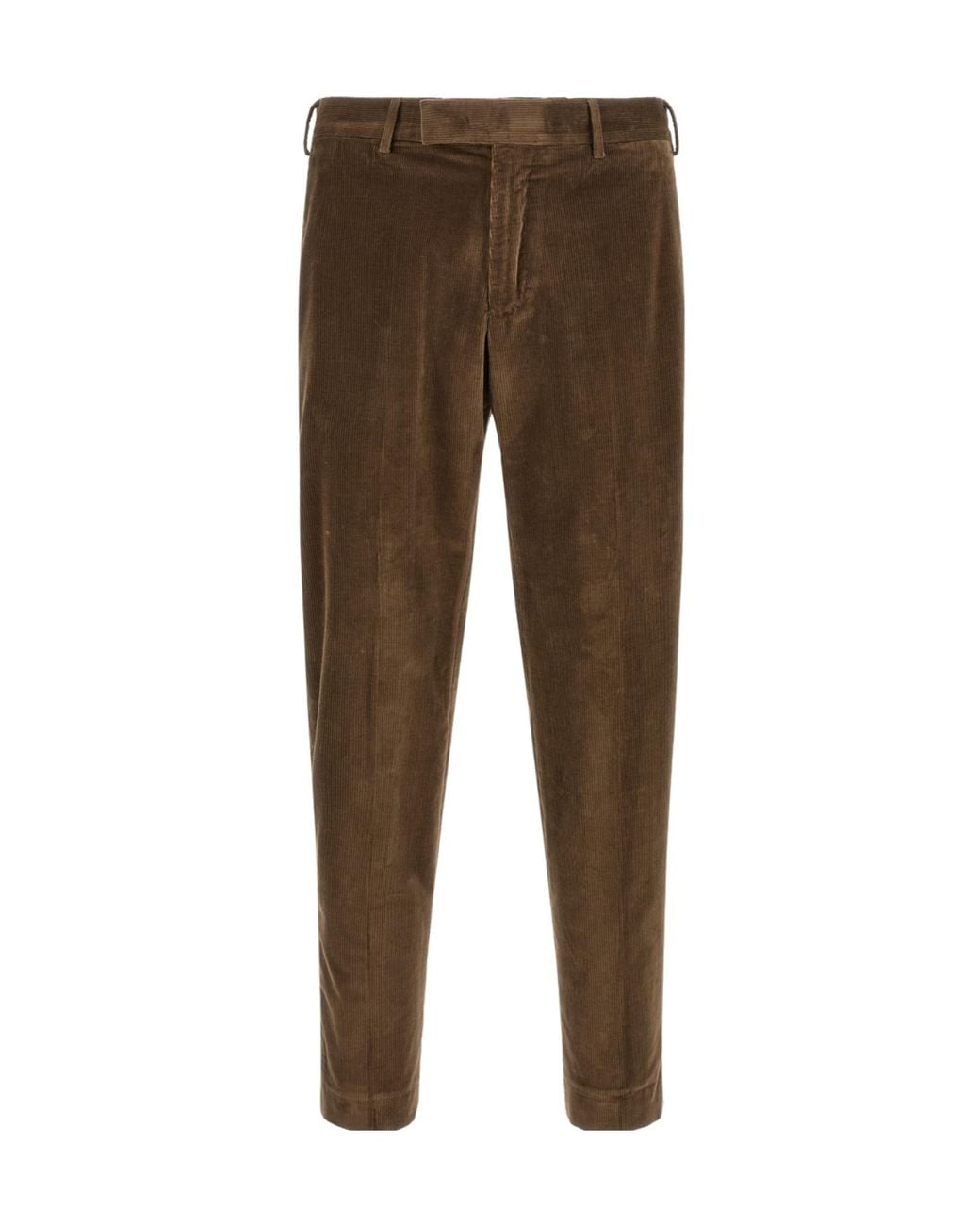 Pt Pantaloni Brown Slim-Fit Athletic Pants for men