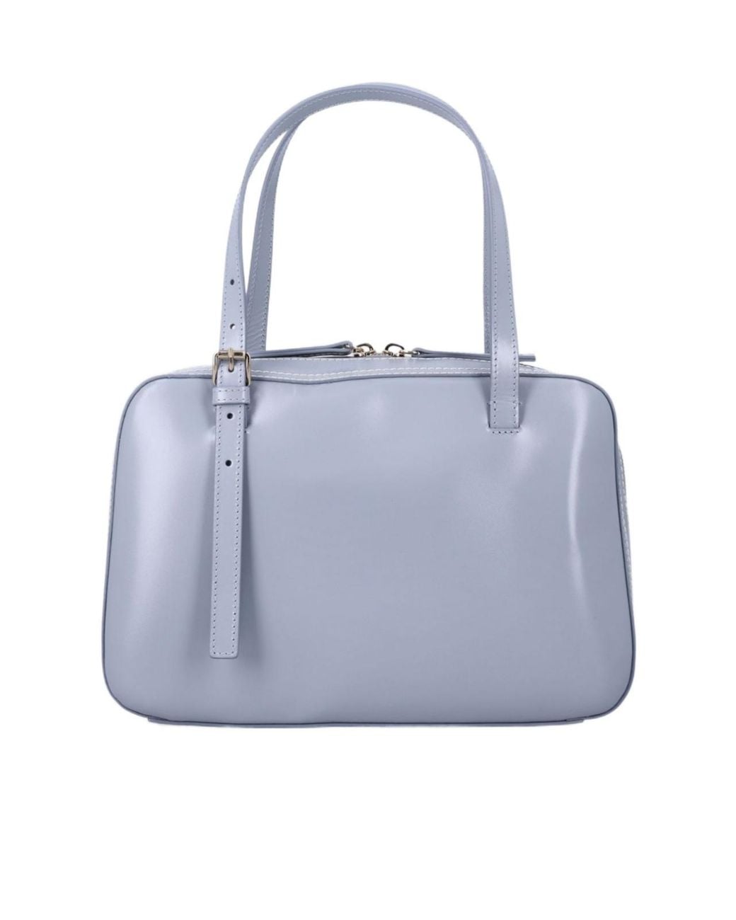 A.P.C. Blue Virginie Box Shoulder Bag