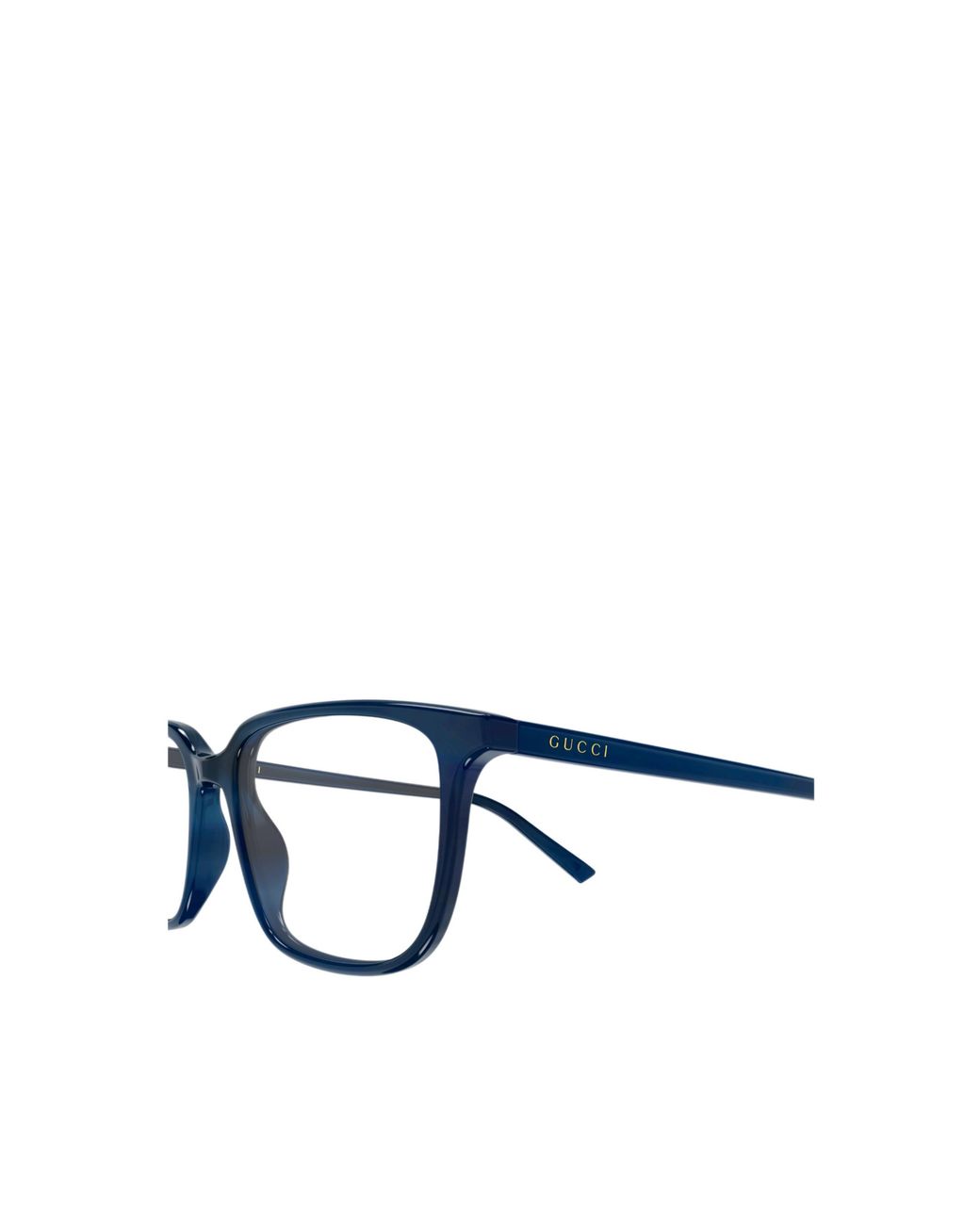 Gucci White Eyewear Square Frame Glasses for men