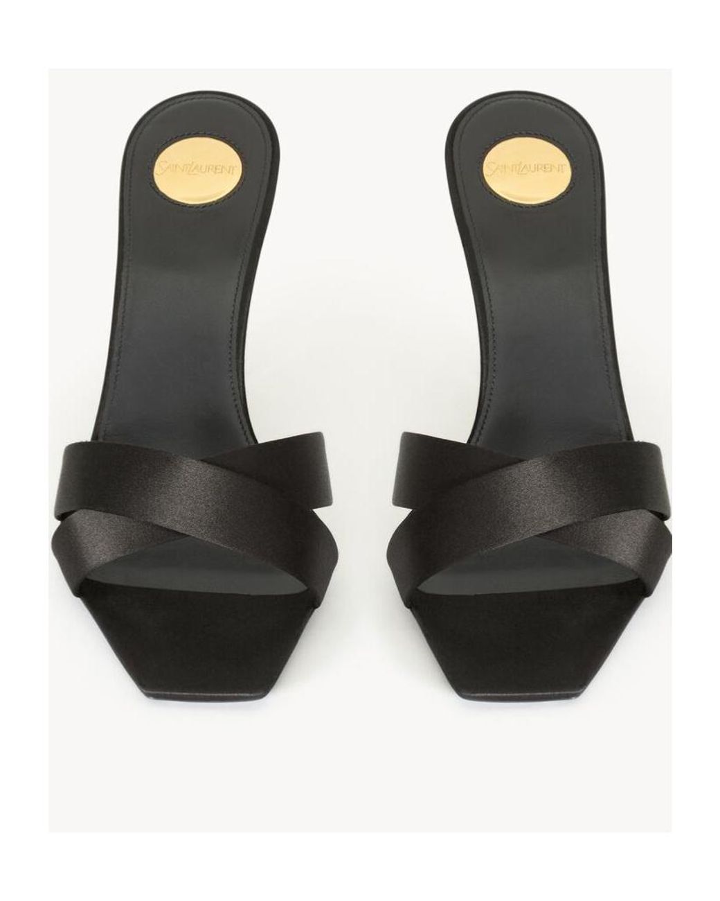 Saint Laurent Multicolor Opyum Open Toe Mules