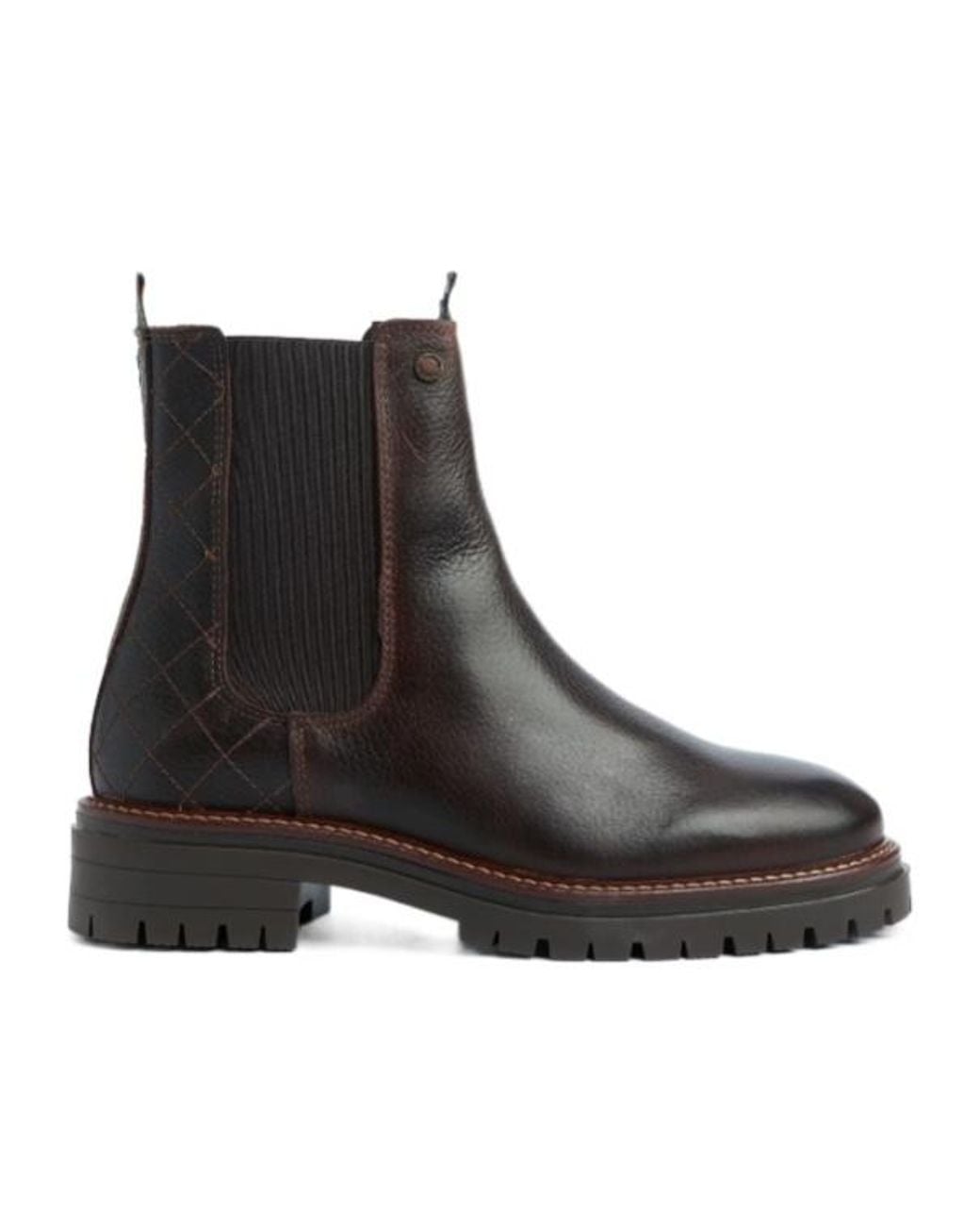 Barbour Black Round Toe Ankle Boots