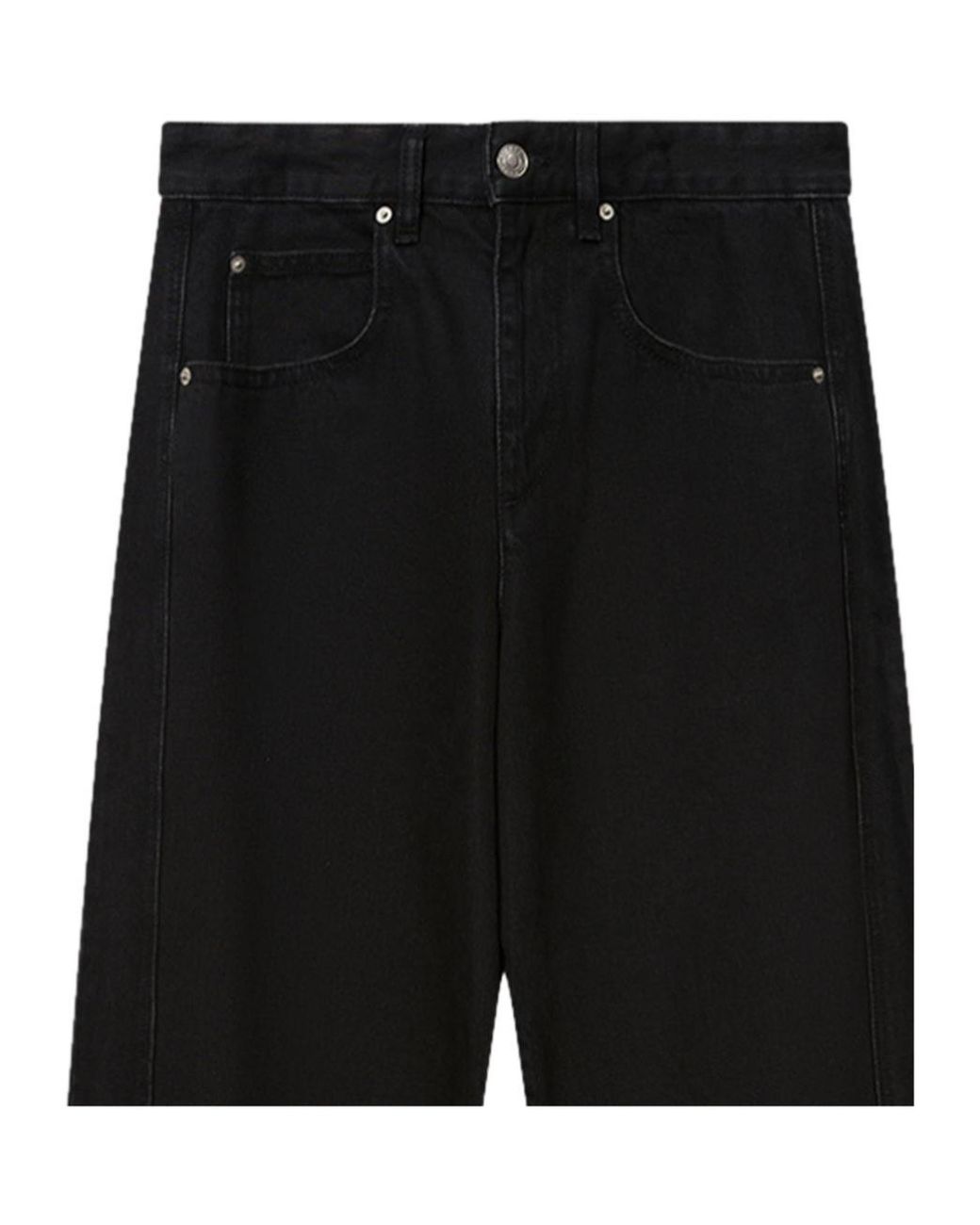 Isabel Marant Black Étoile Oriane Barrel Jeans