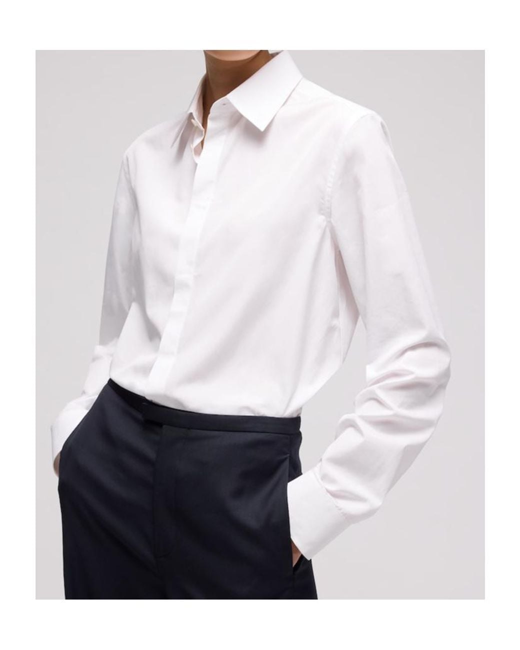 Gucci White Embroidered Shirt