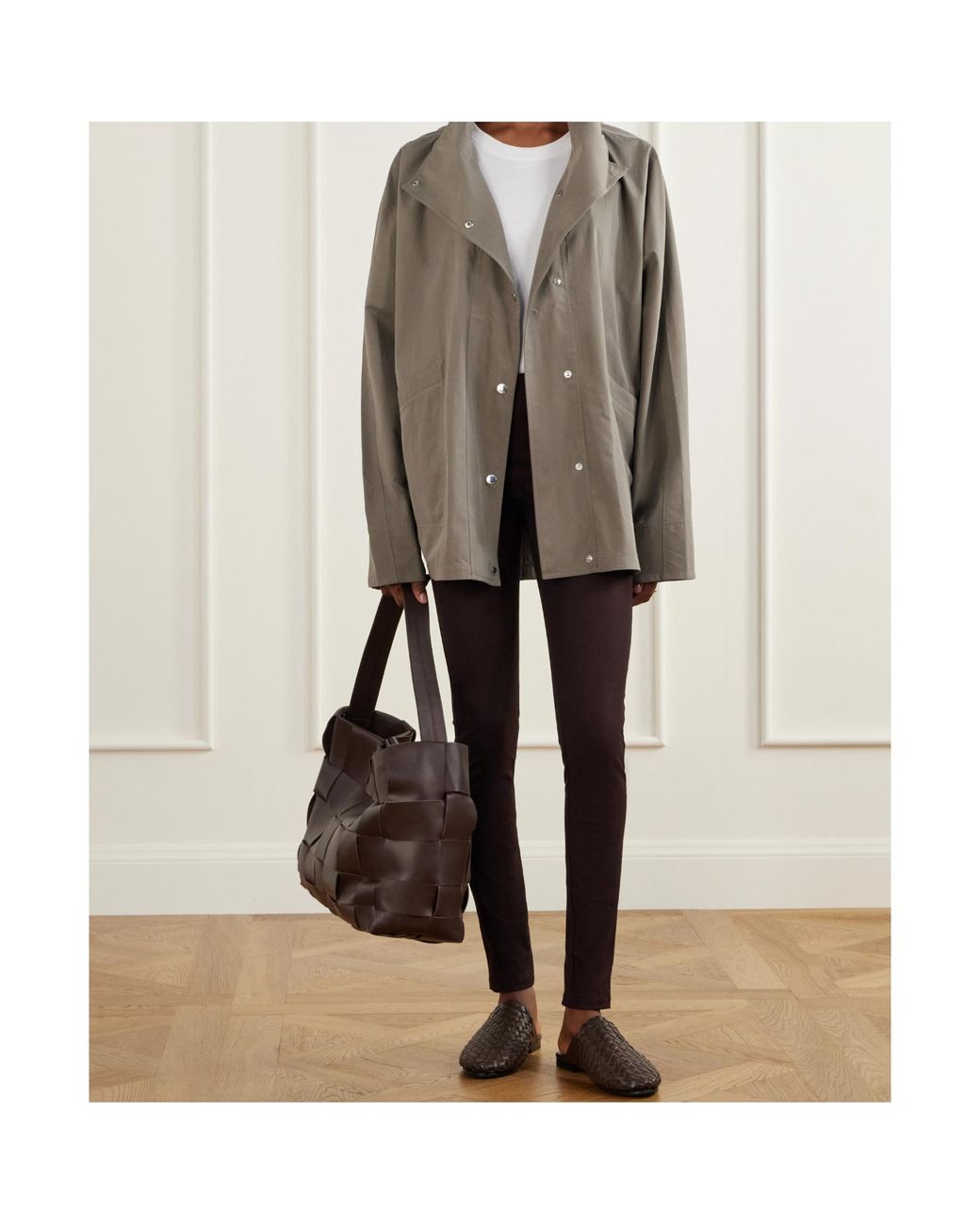 Joseph Brown Stretch-Jersey Skinny Pants