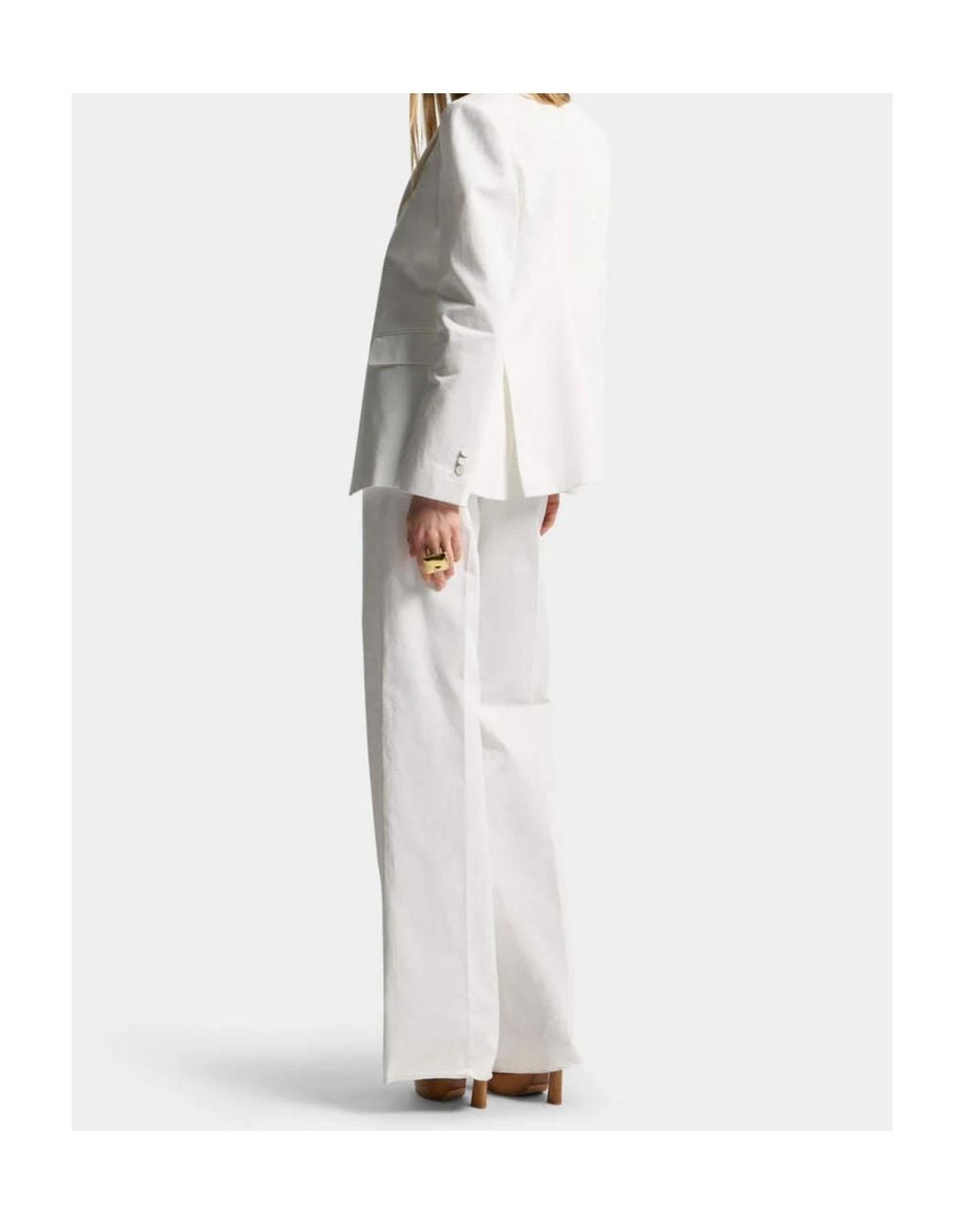 DSquared² White Peak-Lapel Suit