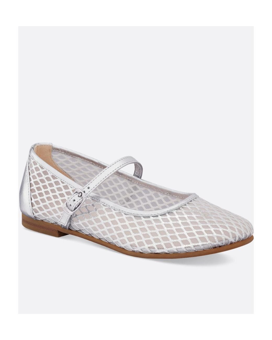 Dior White Kids' Ballet Flat